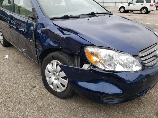 Photo 9 from auction – 2003 TOYOTA COROLLA CE with VIN JTDBR32E930007915