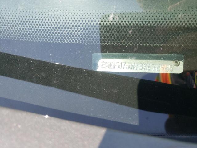 Photo 10 from auction – 2003 MERCURY GRAND MARQ with VIN 2MEFM75W13X672965