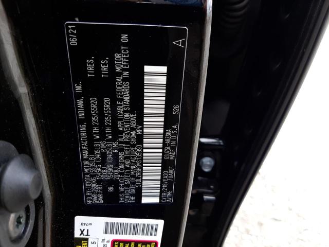 Photo 10 from auction – 2021 TOYOTA HIGHLANDER with VIN 5TDLZRBH0MS135993