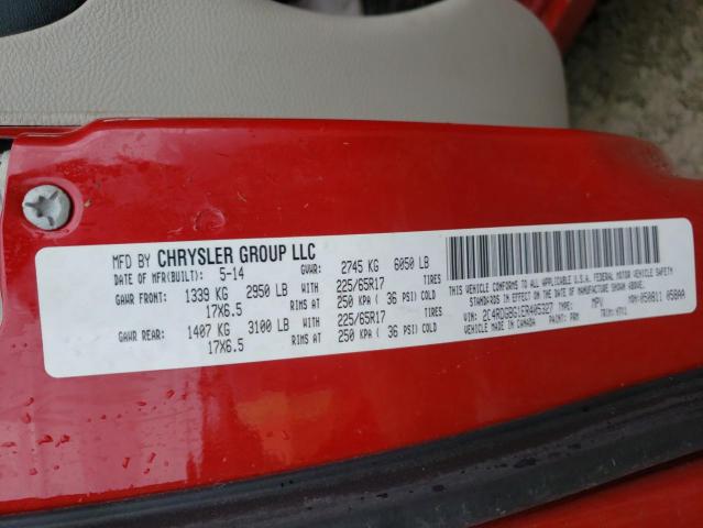 Photo 10 from auction – 2014 DODGE GRAND CARA with VIN 2C4RDGBG1ER405327
