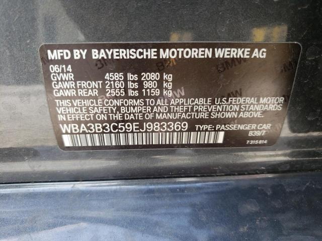 Photo 10 from auction – 2014 BMW 328 XI with VIN WBA3B3C59EJ983369