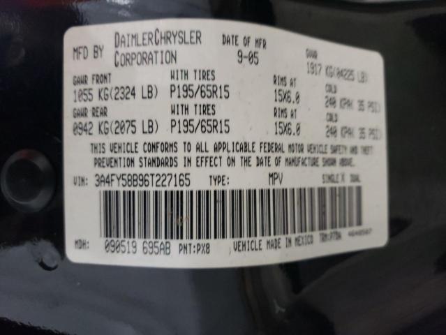 Photo 10 from auction – 2006 CHRYSLER PT CRUISER with VIN 3A4FY58B96T227165