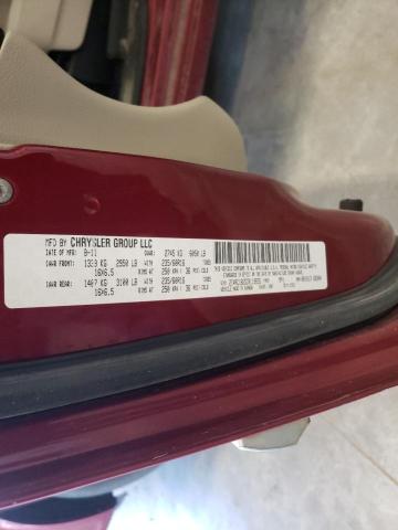 Photo 10 from auction – 2012 CHRYSLER TOWN & COU with VIN 2C4RC1BG5CR119655