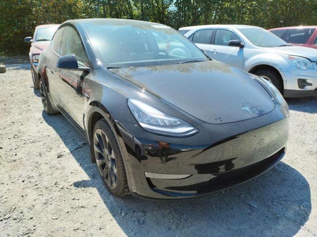 TESLA MODEL Y 2020 with VIN 5YJYGDEE6LF059635 - Photo from auction