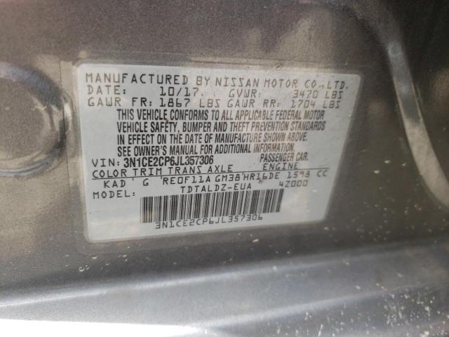 Photo 10 from auction – 2018 NISSAN VERSA NOTE with VIN 3N1CE2CP6JL357306