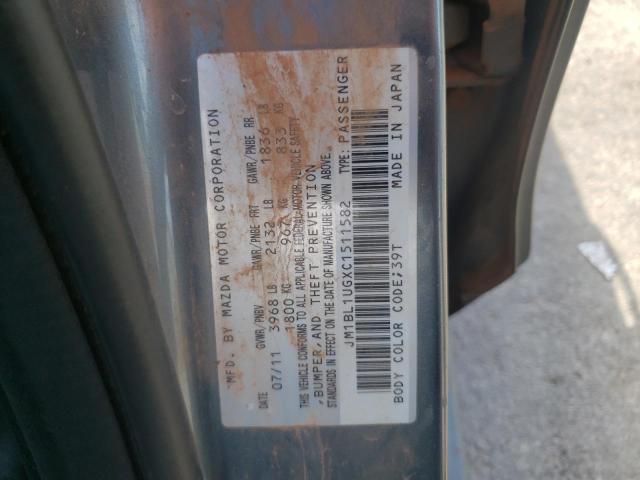Photo 10 from auction – 2012 MAZDA 3 I with VIN JM1BL1UGXC1511582