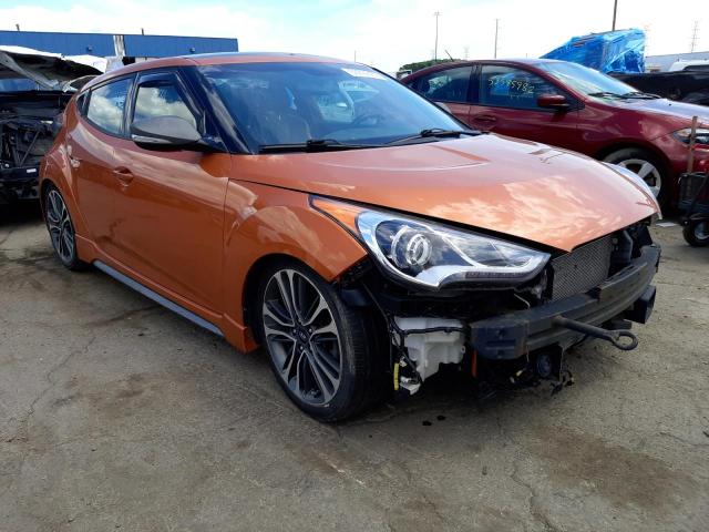 HYUNDAI VELOSTER T 2017 with VIN KMHTC6AE8HU308938 - Photo from auction