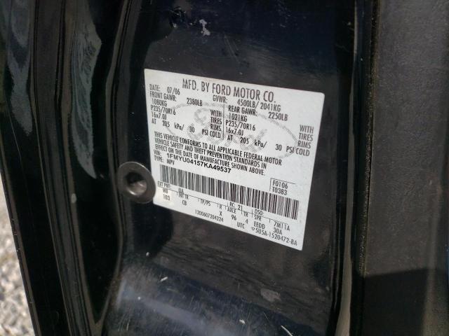 Photo 10 from auction – 2007 FORD ESCAPE LIM with VIN 1FMYU04157KA49537