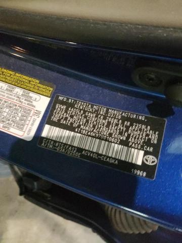 Photo 10 from auction – 2007 TOYOTA CAMRY CE with VIN 4T1BE46K97U010602