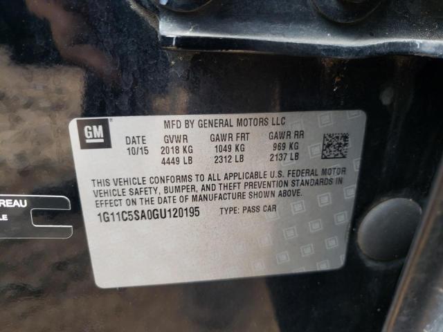 Photo 10 from auction – 2016 CHEVROLET MALIBU LIM with VIN 1G11C5SA0GU120195