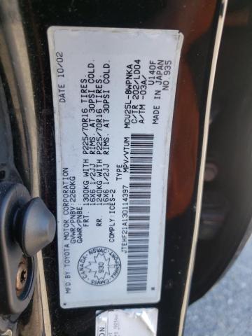 Photo 10 from auction – 2003 TOYOTA HIGHLANDER with VIN JTEHF21A130114397