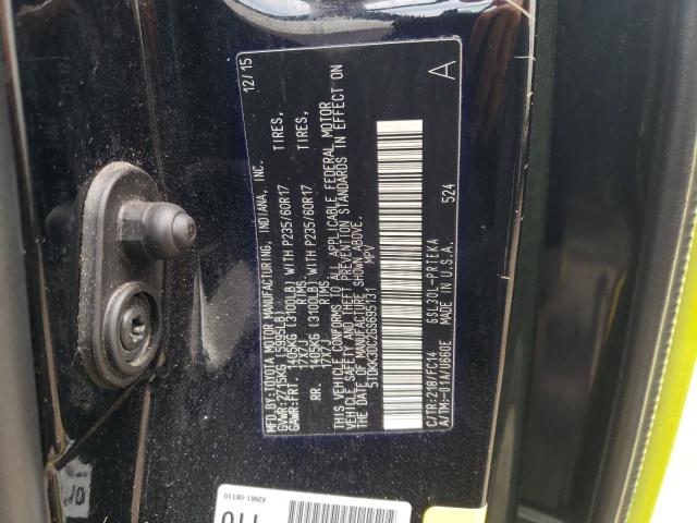 Photo 10 from auction – 2016 TOYOTA SIENNA LE with VIN 5TDKK3DC2GS695131