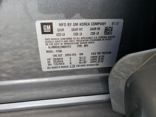 Photo 10 from auction – 2022 BUICK ENCORE GX with VIN KL4MMDSL2NB051512