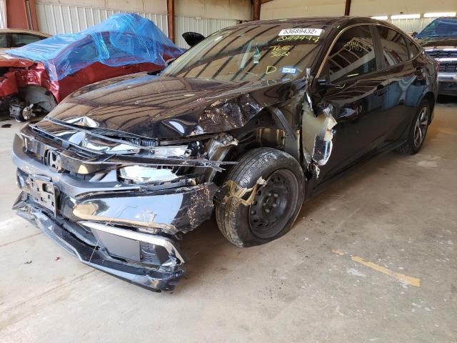 Photo 2 from auction – 2019 HONDA CIVIC LX with VIN 19XFC2F61KE044494