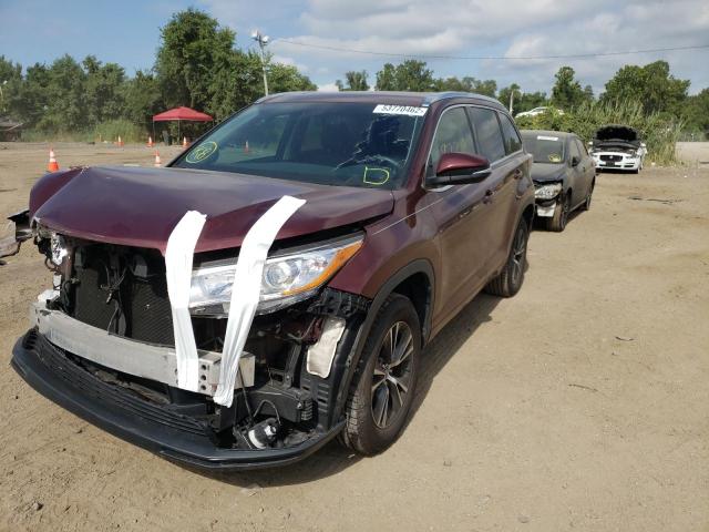 Photo 2 from auction – 2016 TOYOTA HIGHLANDER with VIN 5TDKKRFH7GS172005