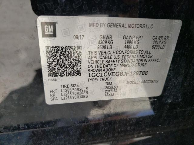 Photo 10 from auction – 2018 CHEVROLET SILVERADO with VIN 1GC1CVEG8JF128788