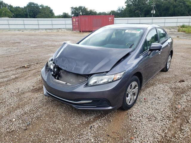 Photo 2 from auction – 2014 HONDA CIVIC LX with VIN 19XFB2F5XEE019396