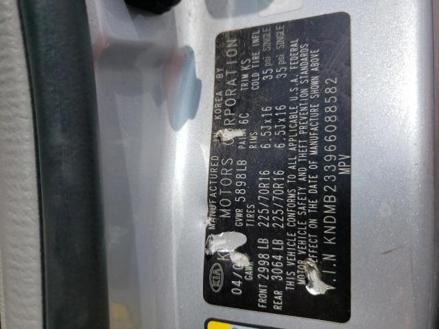 Photo 10 from auction – 2006 KIA SEDONA EX with VIN KNDMB233966088582