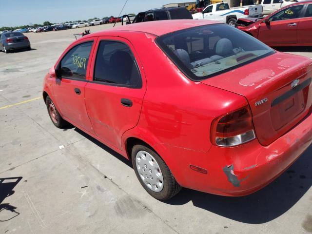 Photo 9 from auction – 2004 CHEVROLET AVEO with VIN KL1TD52664B122301