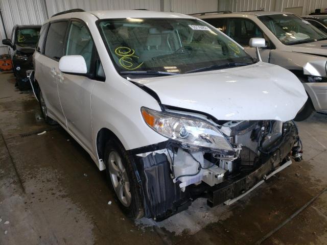 TOYOTA SIENNA LE 2020 with VIN 5TDKZ3DC5LS022971 - Photo from auction