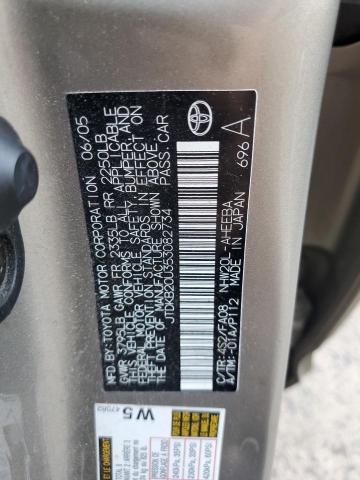 Photo 10 from auction – 2005 TOYOTA PRIUS with VIN JTDKB20U353082734