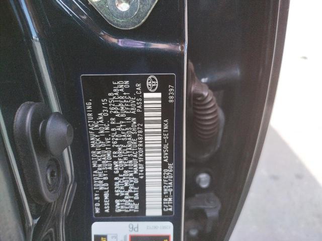 Photo 10 from auction – 2015 TOYOTA CAMRY LE with VIN 4T4BF1FK0FR487872