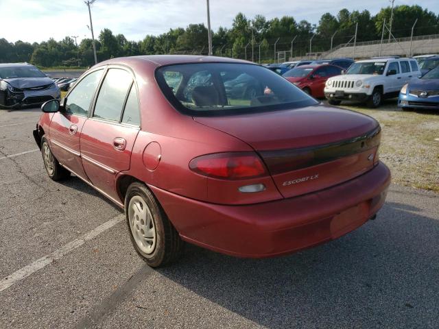 Photo 3 from auction – 1997 FORD ESCORT LX with VIN 1FALP13P2VW195584
