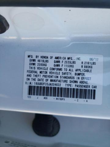 Photo 10 from auction – 2018 ACURA TLX with VIN 19UUB2F33JA004632