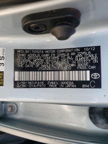 Photo 10 from auction – 2013 TOYOTA PRIUS V with VIN JTDZN3EU7D3193872
