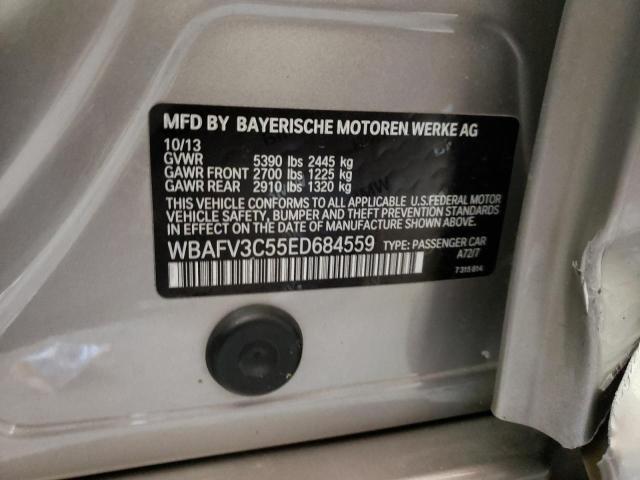 Photo 10 from auction – 2014 BMW 535 D XDRI with VIN WBAFV3C55ED684559