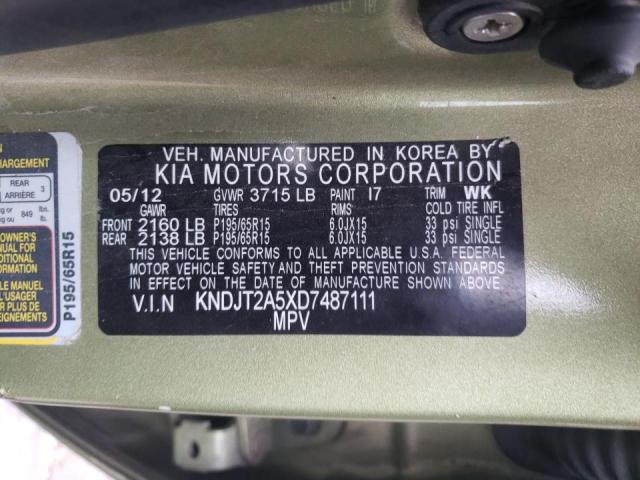 Photo 10 from auction – 2013 KIA SOUL with VIN KNDJT2A5XD7487111
