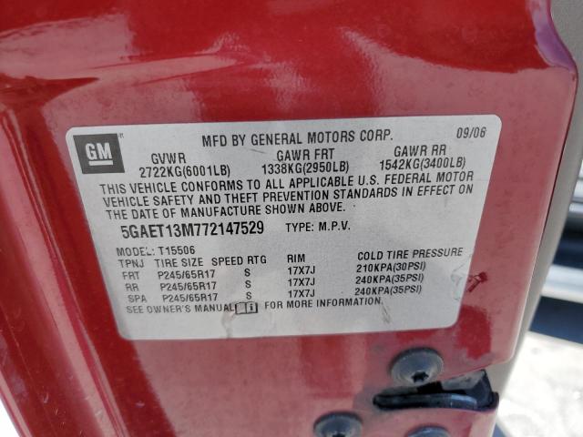 صورة رقم 10 من المزاد - 2007 BUICK RAINIER CX مع VIN 5GAET13M772147529