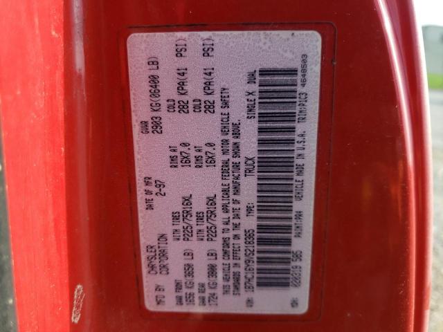 Photo 10 from auction – 1997 DODGE RAM 1500 with VIN 1B7HC16Y9VS218365