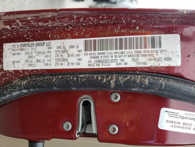 Photo 10 from auction – 2014 RAM 1500 SLT with VIN 1C6RR6GG3ES122373