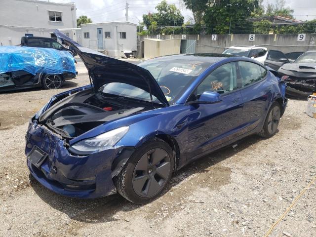 Photo 2 from auction – 2021 TESLA MODEL 3 with VIN 5YJ3E1EA8MF848284
