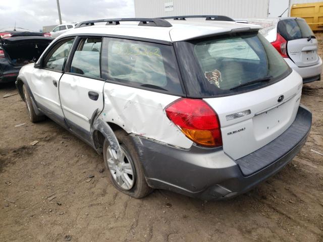 Photo 3 from auction – 2005 SUBARU LEGACY OUT with VIN 4S4BP61C557379149