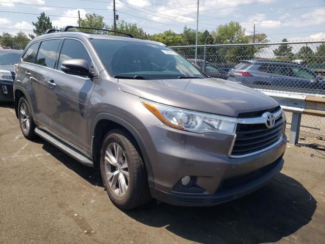 Photo 1 from auction – 2015 TOYOTA HIGLANDER with VIN 5TDKKRFH0FS098649