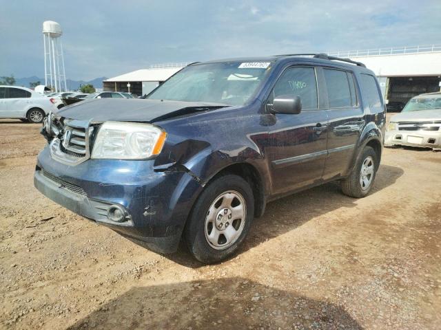 Photo 2 from auction – 2013 HONDA PILOT LX with VIN 5FNYF3H24DB001152