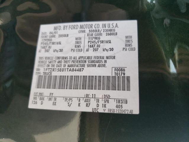 Photo 10 from auction – 2001 FORD RANGER SUP with VIN 1FTZR15E01TA84487