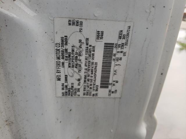 Photo 10 from auction – 2005 FORD RANGER SUP with VIN 1FTYR14U45PA09620