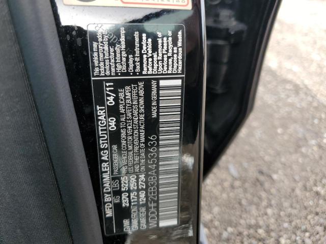 Photo 10 from auction – 2011 MERCEDES-BENZ E 350 BLUE with VIN WDDHF2EB3BA453636