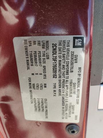 Photo 10 from auction – 2007 CHEVROLET EQUINOX LT with VIN 2CNDL73F176028162