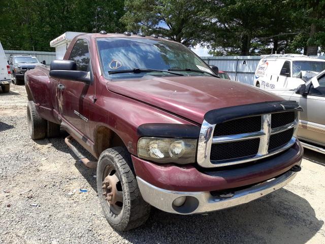 DODGE RAM 3500 S 2003 with VIN 3D7MU46C83G832755 - Photo from auction