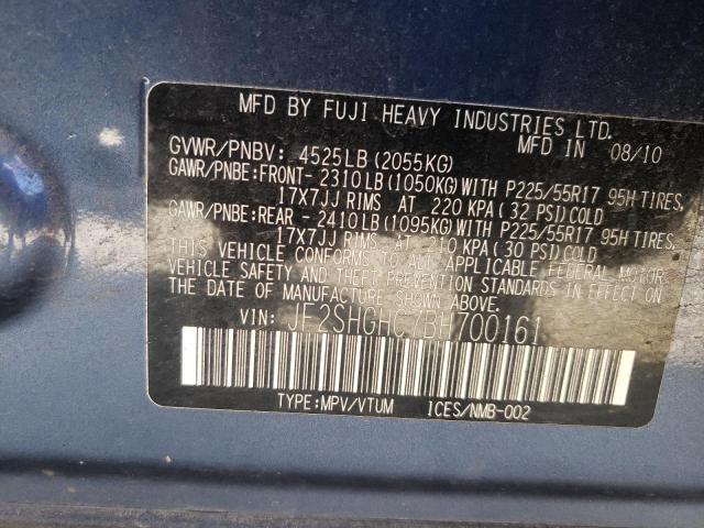 Photo 10 from auction – 2011 SUBARU FORESTER T with VIN JF2SHGHC7BH700161