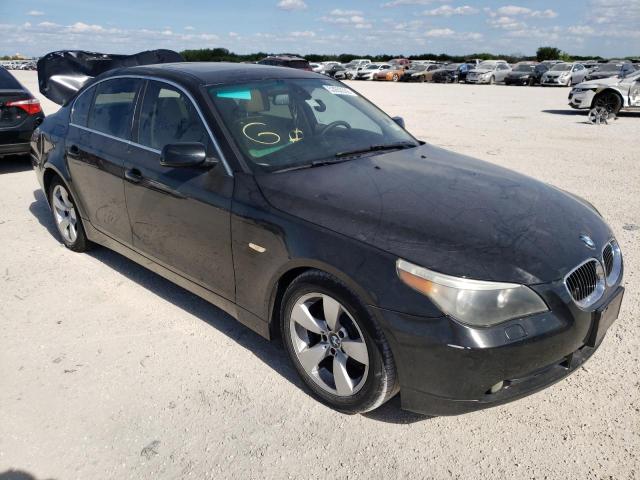BMW 525 I 2007 with VIN WBANE53527CW63278 - Photo from auction