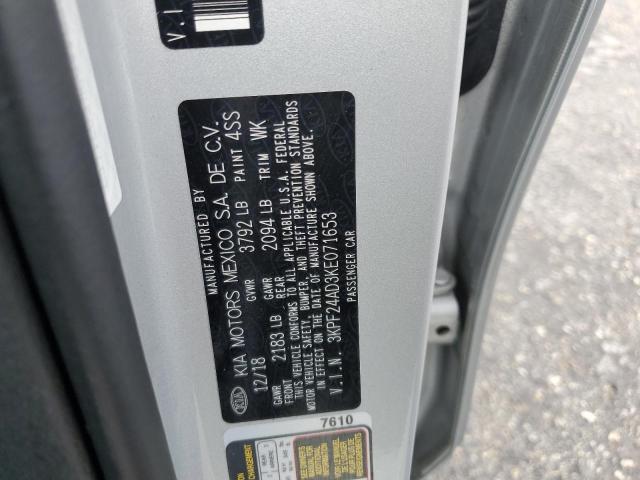 Photo 10 from auction – 2019 KIA FORTE with VIN 3KPF24AD3KE071653