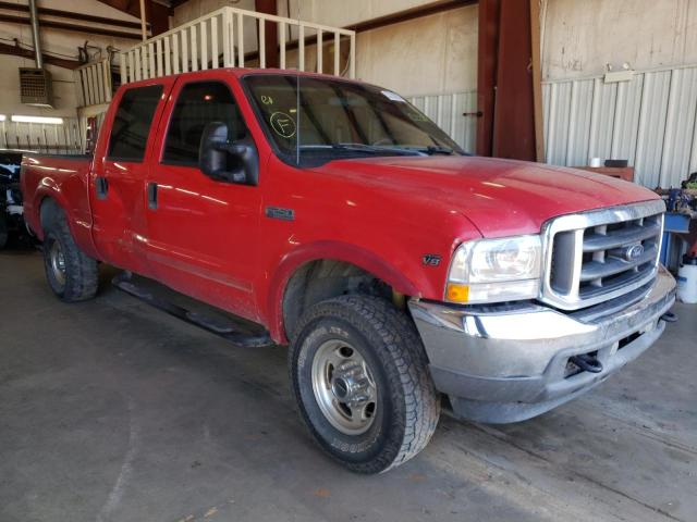FORD F250 SUPER 2002 with VIN 1FTNW21L62EC22699 - Photo from auction