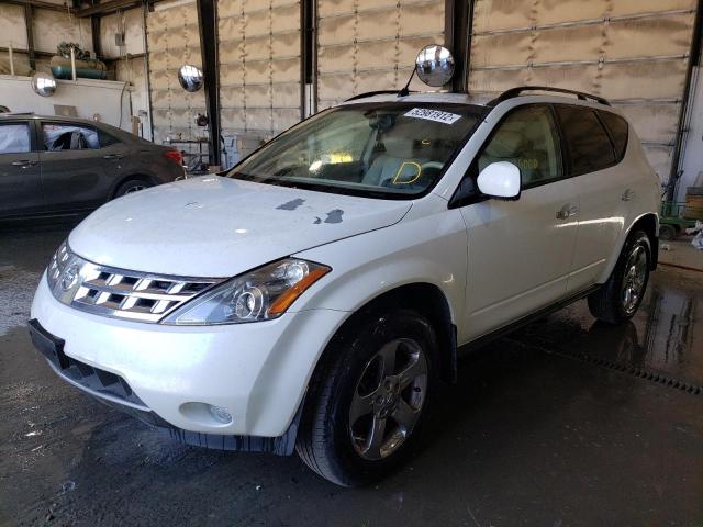 Photo 2 from auction – 2003 NISSAN MURANO SL with VIN JN8AZ08W33W237882