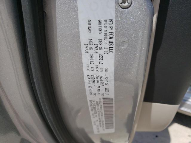 Photo 10 from auction – 2019 CHRYSLER PACIFICA T with VIN 2C4RC1BG8KR597356