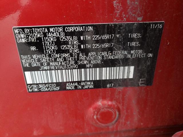 Photo 10 from auction – 2017 TOYOTA 1 TON with VIN JTMRFREV1HJ132690